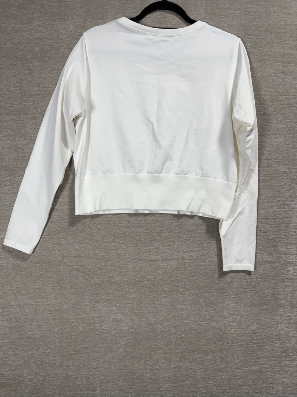 Offline by Aerie White Long Sleeve Cropped Active Top Stretch XXL Gym Workout - Picture 3 of 6